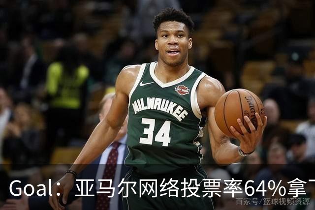 Goal：亚马尔网络投票率64%拿下民意金球奖，凯恩投票只有17%
